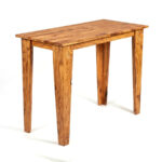 Mesa de madera maciza de olivo